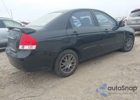 2008 Kia Spectra Ex from USA, damaged, VIN KNAFE121785565557